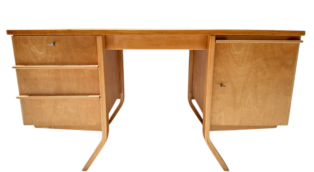 Mid-Century Modern EB04 Desk by Cees Braakman for Pastoe, 1950s